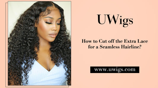 How to cut off the extra lace for a seamless hairline?