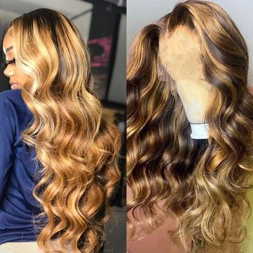 brown to blonde ombre hair