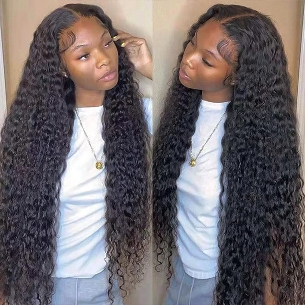 Curly Hair 5x5 HD Lace Closure Wig Real Human Hair Wigs Natural Hairline