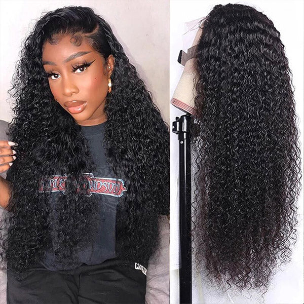Curly Hair 5x5 HD Lace Closure Wig Real Human Hair Wigs Natural Hairline