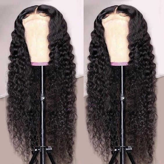 4x4 Water Wave Lace Front Wig Curly Wigs For Women Pre Plucked Human Hair Wig 30 Inch Wet and Wavy Lace Closure Wig