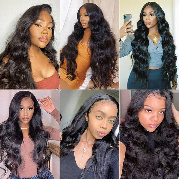 Body Wave Human Hair Wig HD 13x4 Glueless Lace Front Wigs Brazilian Virgin Remy Human Hair Wigs