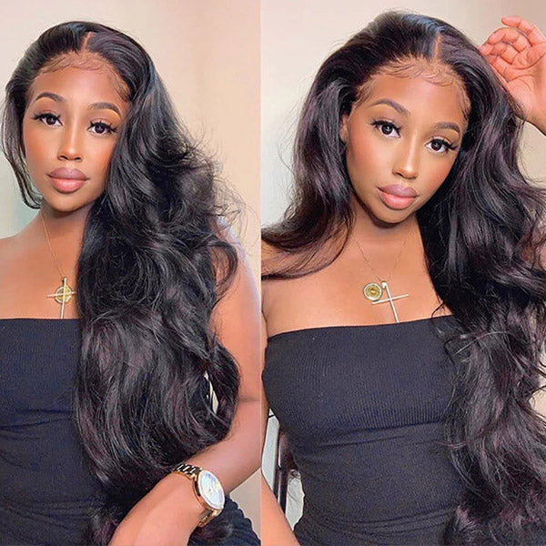 Body Wave Human Hair Wig HD 13x4 Glueless Lace Front Wigs Brazilian Virgin Remy Human Hair Wigs