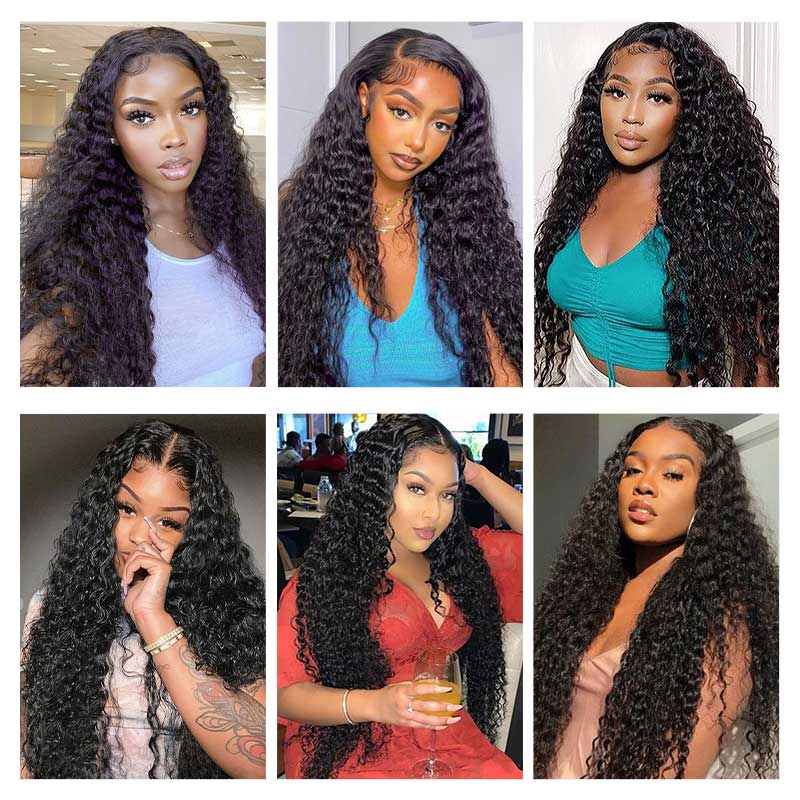Wet and Wavy Human Hair Wig
