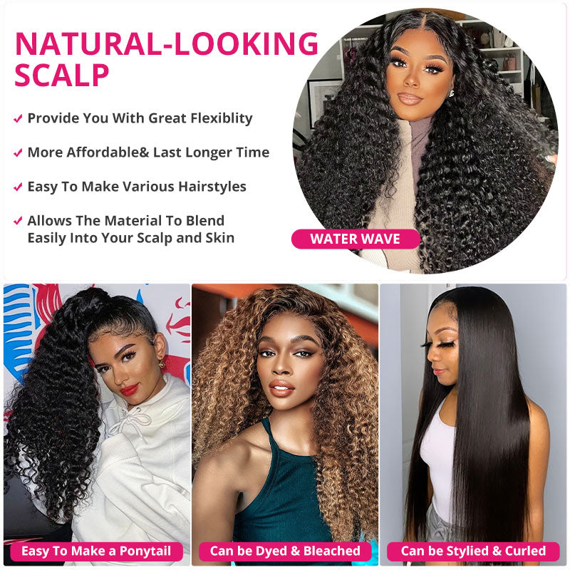 Real HD Lace Wig Wet and Wavy Human Hair