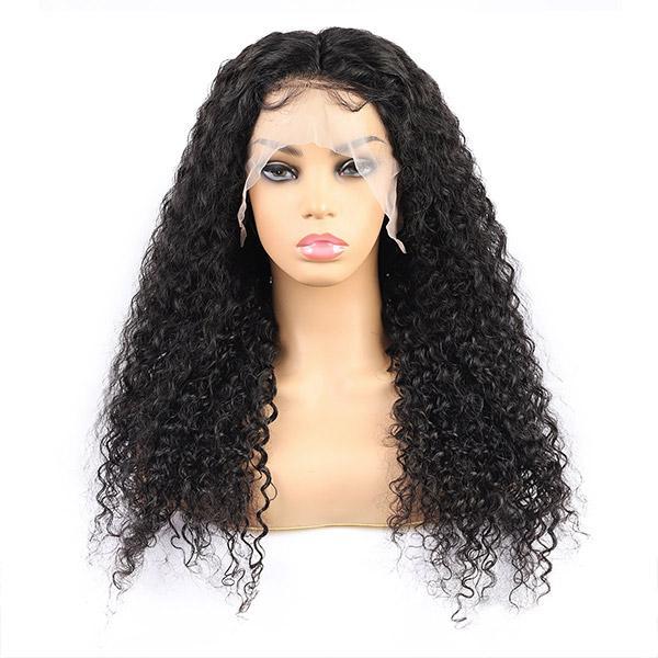 Curly Hair HD Transparent Lace Wig 13x6 Lace Front Wig - UWigs