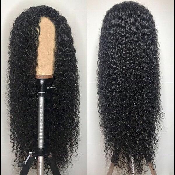 Curly Hair HD Transparent Lace Wig 13x6 Lace Front Wig - UWigs