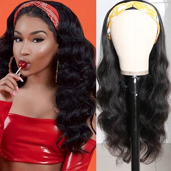 uwigs body wave hair headband human hair wigs