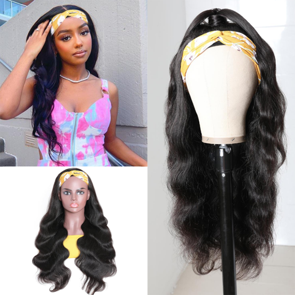 uwigs body wave hair headband human hair wigs
