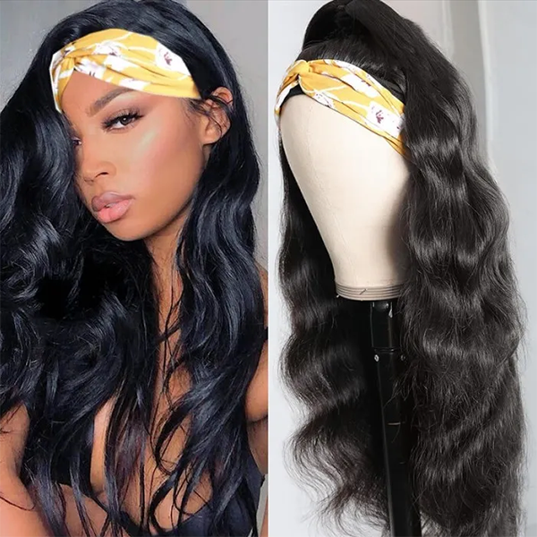 uwigs body wave hair headband human hair wigs
