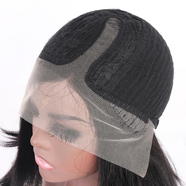 Short Bob Wig Side Part Human Hair Wigs - UWigs