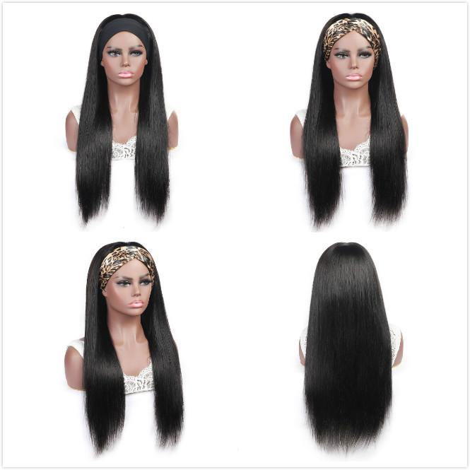 uwigs straight hair headband wigs