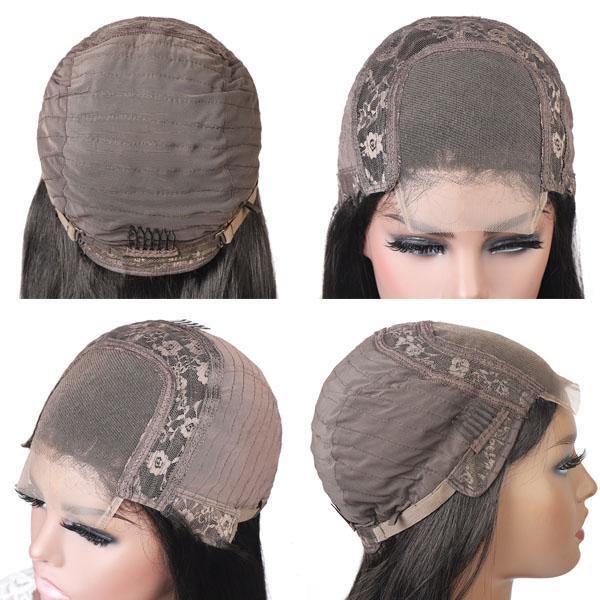 Uwigs Loose Deep Hair Wig 4*4 Lace Front Wig 10A Virgin Human Hair Wigs