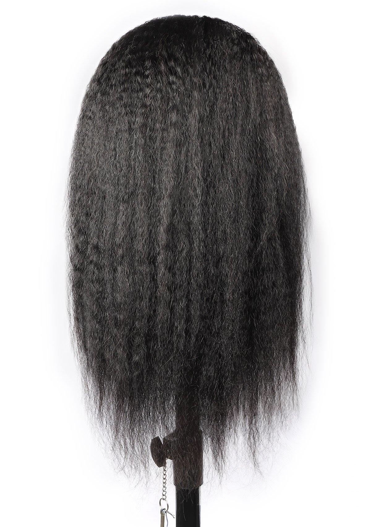 Uwigs Yaki/ Kinky Straight Hair Headband Wig Affordable Natural Hair Half Wigs - UWigs