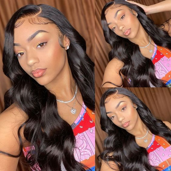 360 Lace Wig Body Wave Hair Lace Front Wigs Transparent Human Hair Wigs