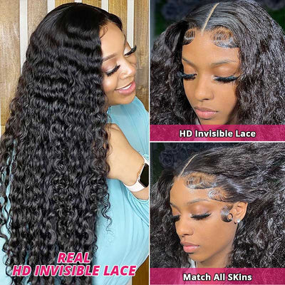 Water Wave 13x4 Frontal HD Lace Wig
