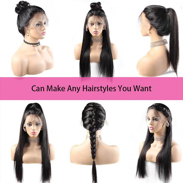 Straight Hair 13x6 Lace Front Human Hair Wigs HD Lace Wig
