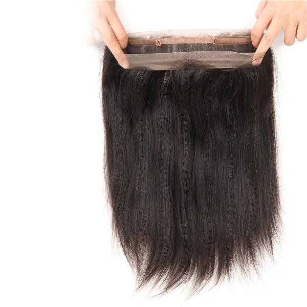 360 Lace Wig Straight Hair Lace Front Wigs Transparent Human Hair Wigs - UWigs