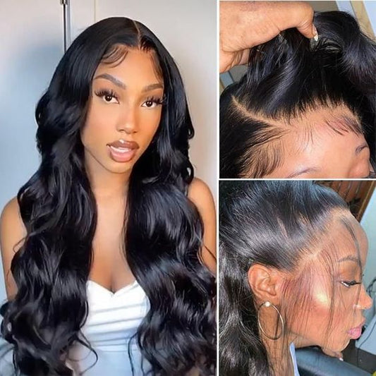 13x6 HD Lace Front Wig Body Wave Hair Glueless Lace Human Hair Wigs