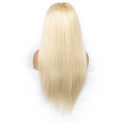 Uwigs #613 Blonde Virgin Straight Human Hair Lace Front Wigs Pre Plucked with Baby Hair