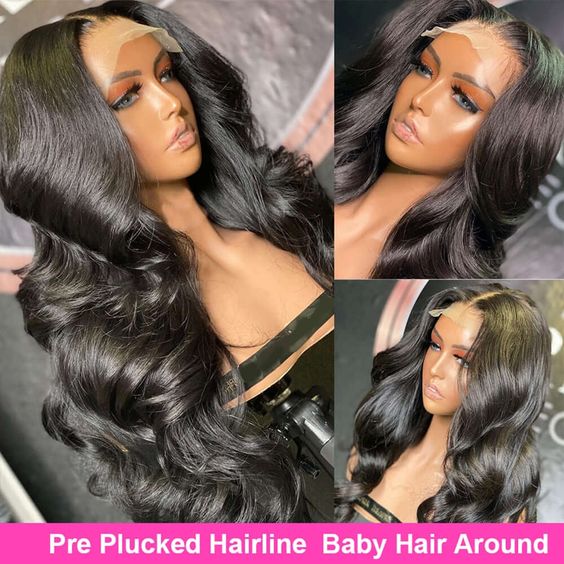 40 Inches 13x4 Lace Front Wigs Body Wave High Density Human Hair Wigs for Women