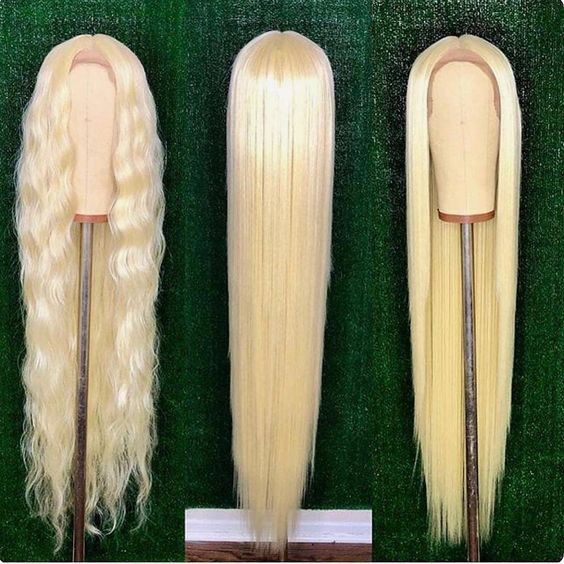 long length silky straight 613 hair