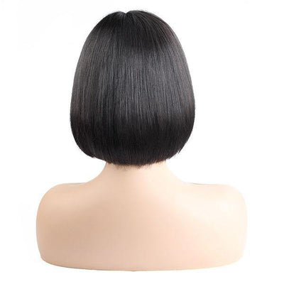 Bob Style Short Wigs for Black Women Remy Straight Human Hair Wigs