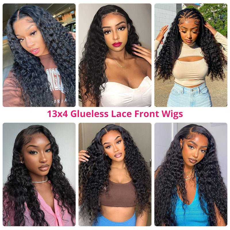 HD Lace Wig 30Inch Deep Curly Wave Human Hair