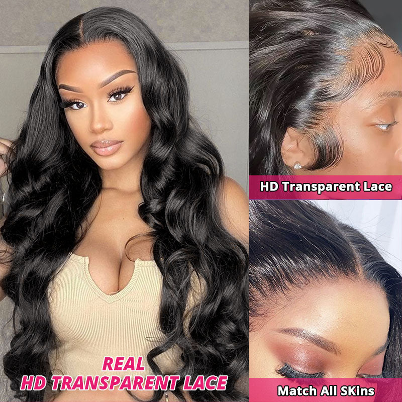 13×4 Wig Invisible Swiss Lace