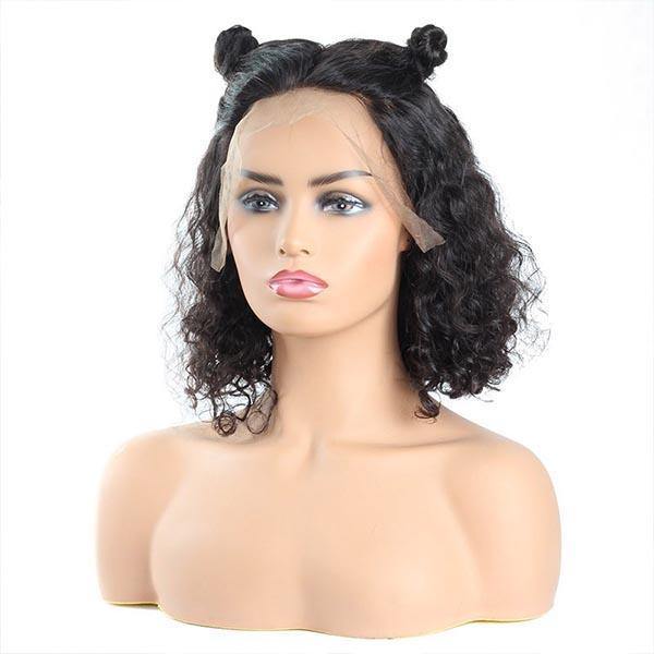 Uwigs Curly Bob Lace Front Wigs 150% Density