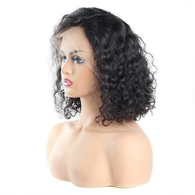 Uwigs Curly Bob Lace Front Wigs 150% Density