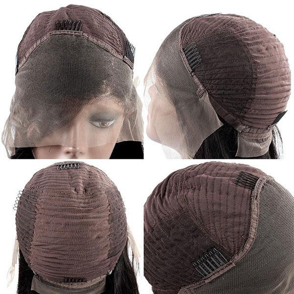 13x4 lace front human hair wigs yaki hair