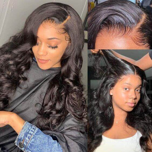 hd lace transparent lace front wig