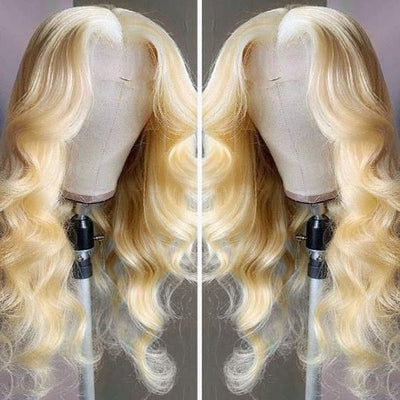 40 Inch 613 Blonde Human Hair Wig 13x4 Lace Front Wig 613 Blonde Body Wave Wig