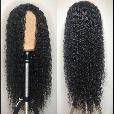 Curly Hair HD Transparent Lace Wig 13x6 Lace Front Wig - UWigs