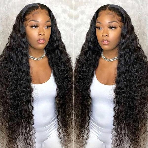 Deep Wave Hair HD Lace Wig 13x6 Lace Front Wig - UWigs