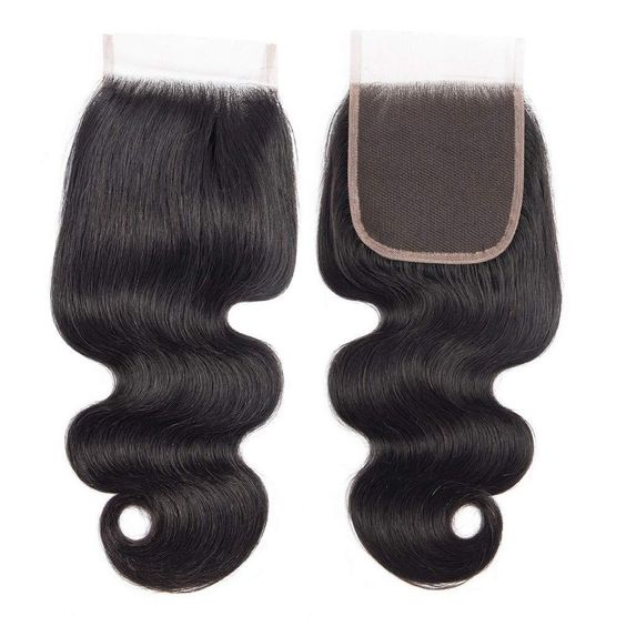 Body Wave Bundles With Closure Human Hair Bundles With Transparent Lace Closure Brazilian Hair Weave Bundles With Frontal