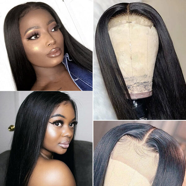 Lace Closure Wig Straight Hair 5x5 Lace Wig HD Lace Human Hair Wigs
