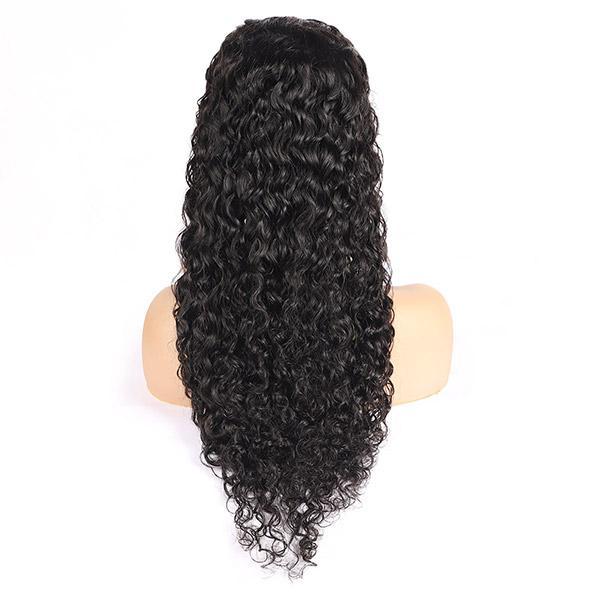 Water Wave Hair Lace Part Wig HD Transparent T Part Wigs - UWigs